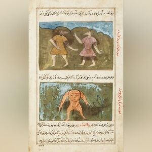 Blemmyes and dog-headed beings Date1553 Ar Print